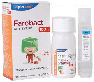 Farobact 100 Mg Tutti Frutti Flavour Dry Syrup 30 Ml - Uses, Side ...