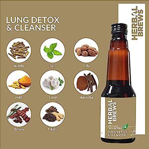 Herbal Brews - Lung Detox For Smokers - 100% Ayurvedic Preparation with ...