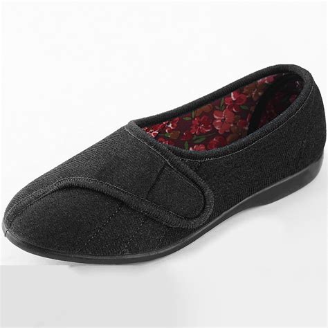 Black slippers womens online