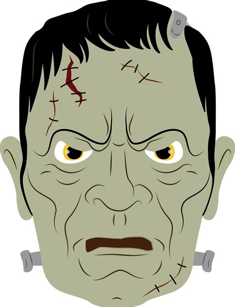 Frankenstein Face Clip Art
