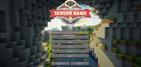 Minecraft我的世界服务器着陆页HTML模板 - 剑客网