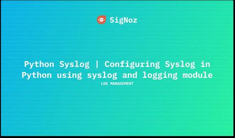 Image result for Python Syslog