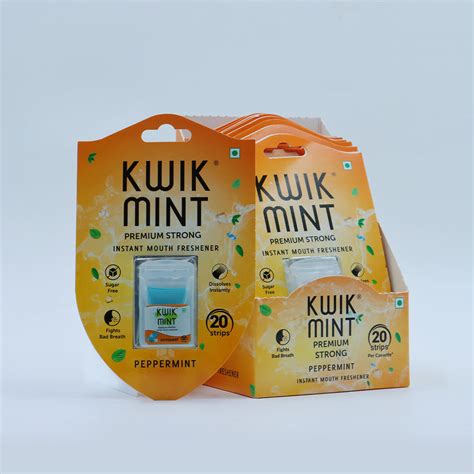 Buy Kwik Mint Mouth Freshener Strips Online – Premium Strong