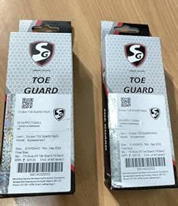 Buy SG Cricket Bat Toe Guard (Pack of 2) Online at Low Prices in India ...