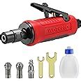 WORKPRO 1/4-Inch Pneumatic Straight Die Grinder, 25000RPM, Air-Powered ...