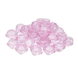 Tiny Store 30 Pieces 5g PVC Pot Jars Lotion Cream Sample Empty ...
