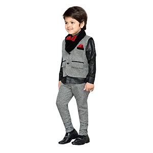 Buy AJ Dezines Kids Suit Set for Boys (783_GREY_9) at Amazon.in