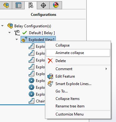 Image result for SolidWorks Exploaded View in Drawing Grayed Out