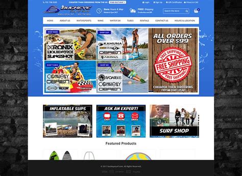 Buckeye Surf- A BigCommerce Stencil Framework Project | Freelancer
