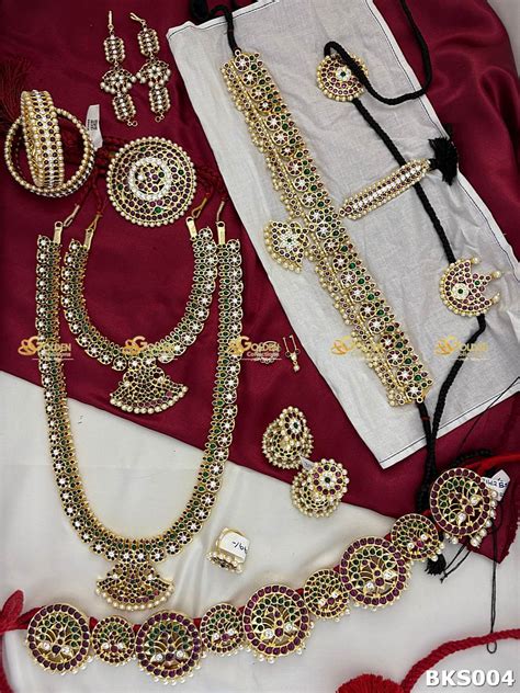 Kemp Bharatanatyam Jewellery Dance Sets | Temple Jewellery Online ...
