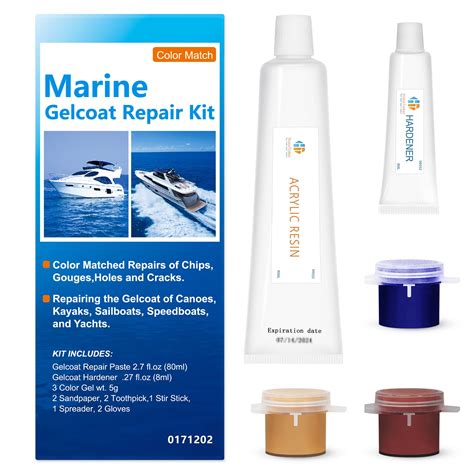 Gel Coat Repair Kit For Boats Color Match Fiberglass Boat | Desertcart ...