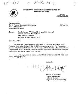 Fillable Online US EPA, Pesticide Product Label, DUPONT CIMARRON MAX ...