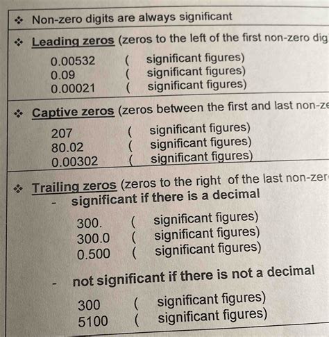 Solved: Non-zero digits are always significant Leading zeros (zeros to ...