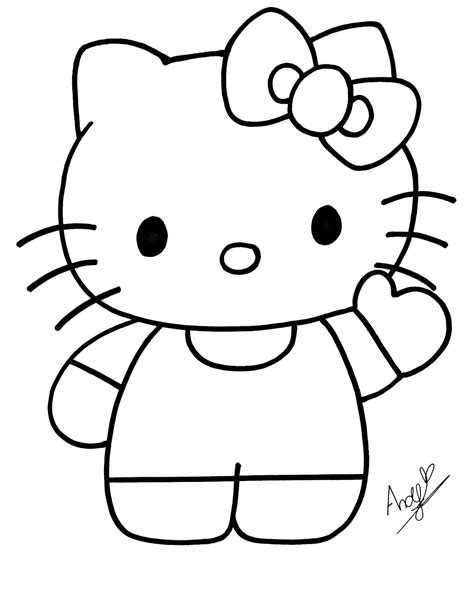 Hello Kitty para colorear | Hello kitty, Hello kitty para colorear ...