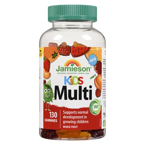 Buy Jamieson Kids Multivitamins Gummies Mixed Fruit 130 Count | Sobeys Inc.