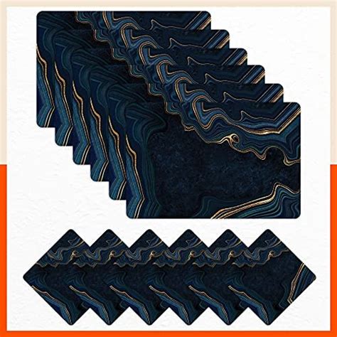 Buy Table Mats by Bathla - Set of 6-45cm x 30cm Table Placemats ...