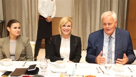 Former President of Croatia H.E. Ms. Kolinda Grabar visiting India ...