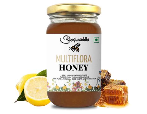 Multiflora Honey Pure Natural & Organic Honey 500gm - Arogyasiddhi