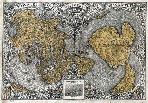 Old Map of World 的图像结果