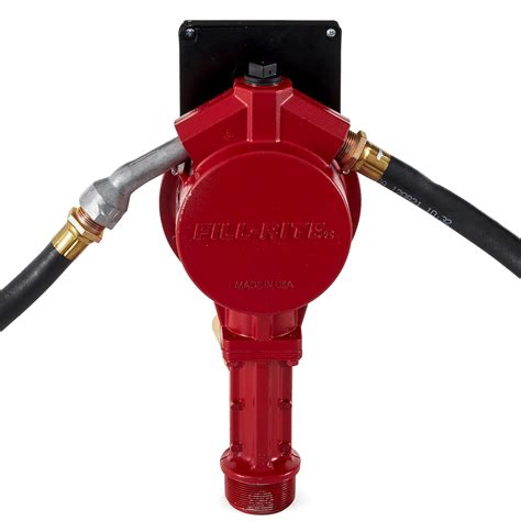 Fill-Rite FR112C Fuel Transfer Rotary Hand Pump with Steel Telescoping ...