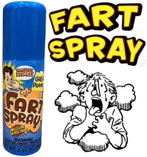 Buy Large Fart Spray Can GaG Liquid Stinky Poop Ass Turd Vomit Puke ...