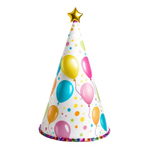 Balloon Birthday Party Hat, Birthday, Hat, Party PNG Transparent Image ...