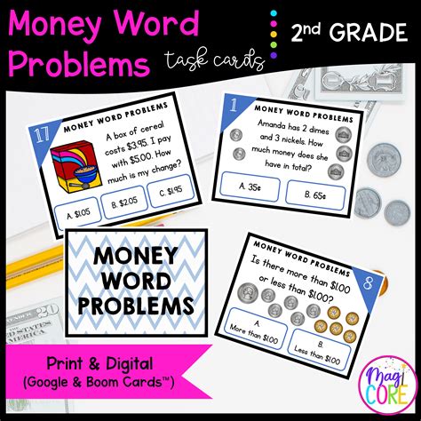 Image result for Money Math Problems Free