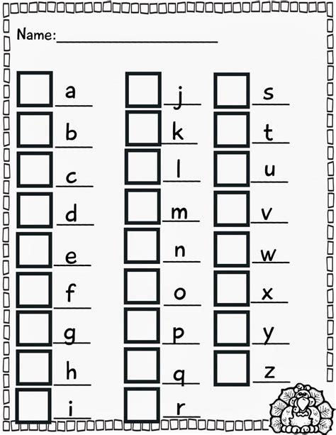 Free Printable Alphabet Recognition Worksheets for Kids! - Download ...