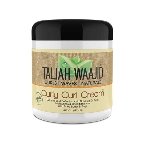 Amazon.com: Taliah Waajid Curls Waves Natural Curly Curl Cream 6oz ...