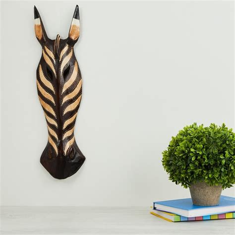 Buy Magnolia Textured Abstract Wooden Mask from Home Centre at just INR ...