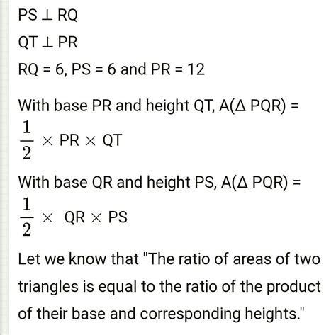 seg PS is perpendicular to seg RQ, seg QT is perpendicular to seg PR ...