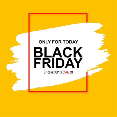 Hand painted for black friday sale card | Free Vector