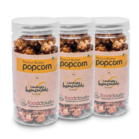 FoodCloud.in Munchies-Peanut Butter Popcorn-Healthy Tasty Popcorn, 80g ...