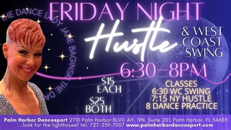 West Coast Swing & NY Hustle, Palm Harbor Dancesport, 2710 Palm Harbor ...