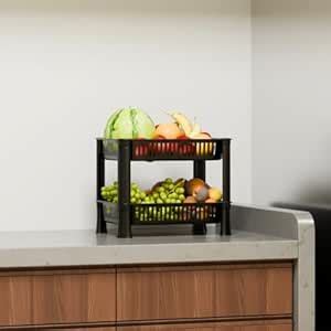 Morbrix Vegetable Kitchen Storage Rack Stand – Multipurpose Plastic ...