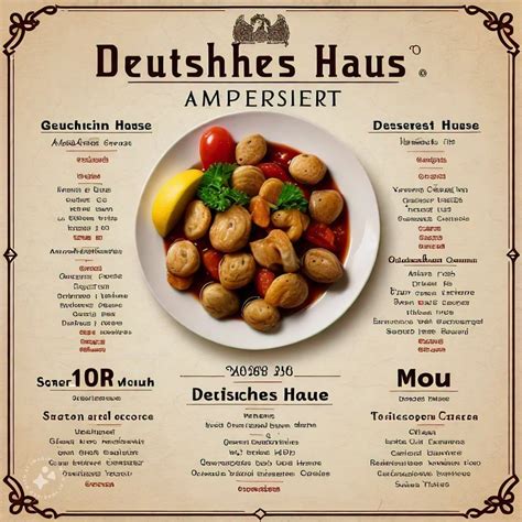 Deutsches Haus Speisekarte in Deutschland [2026 Preisliste]