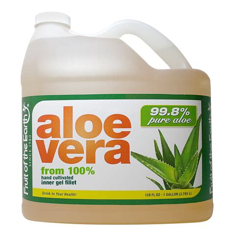 Fruit of the Earth Health & Wellness Aloe Vera Drink, 128 fluid ounces ...