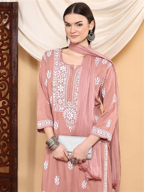 Handmade Lucknowi Chikankari Clothing for Women - Poshak Chikan Studio
