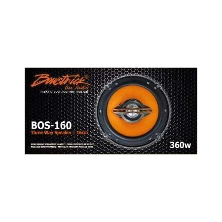 Bowstrick 6 Inches Coaxial Car Speakers with Tweeter, 6' Door Speaker ...