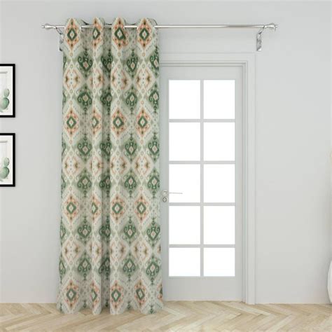 Buy Lavish Printed Light Filtering Door Curtain from Home Centre at ...
