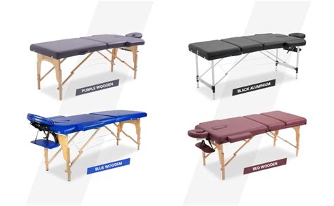 Lipsa Healthtech Foldable & Portable 2 Fold Wooden Massage Bed For Spa ...