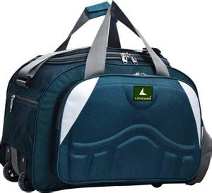 LexCorp (Expandable) Strolley Duffel Bag- Duffel With Wheels (Strolley ...