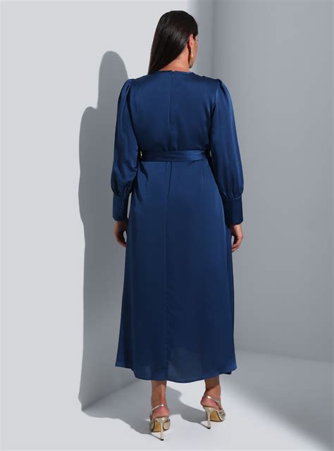 Navy Blue - Plus Size Dress