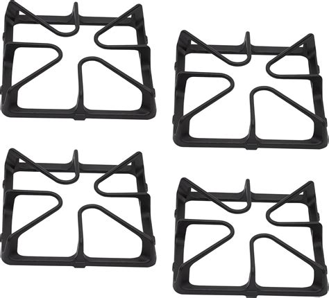 Amazon.com: WB31K10034 Gas Stove Grates Replacement Compatible with For GE Burner Grate Stove ...