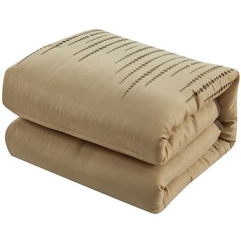 Nanshing 10 -Piece Tan Queen Comforter Set in the Bedding Sets ...