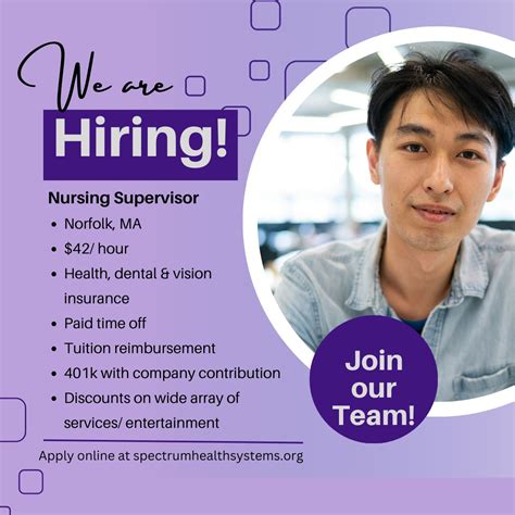 We're looking to hire a Nursing Supervisor to join our team at our MCI ...