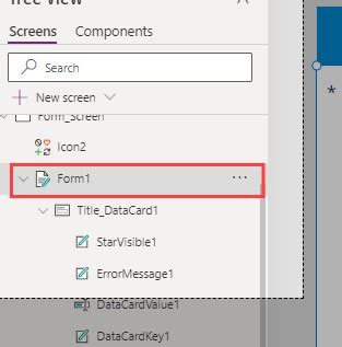 Image result for Power Apps Form Control