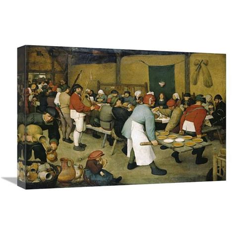 Global Gallery The Peasants Wedding Art Print - Pieter Bruegel The ...