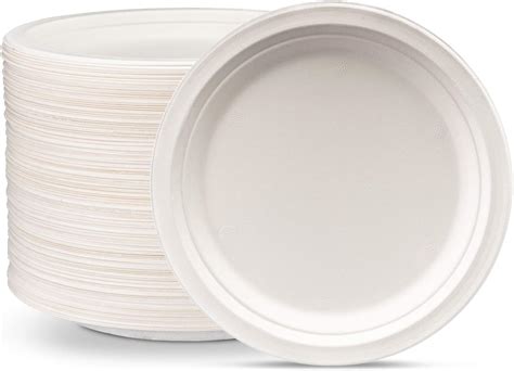 SWHF 12 inches Disposable Plates Pack of 25| Eco-Friendly Biodegradable ...