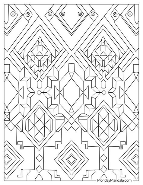 Geometry Coloring Pages Printable Coloring Pages | Printable Geometric